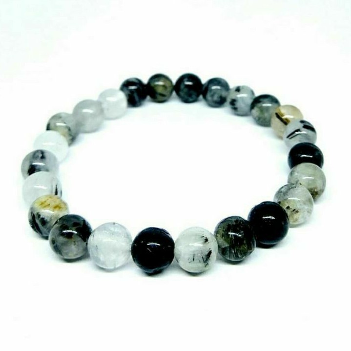 gelang batu rambut sedana serat hitam pasupati