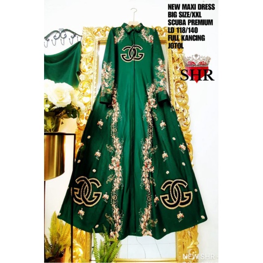 Dress SHR Jumbo / Abaya jumbo / Big size