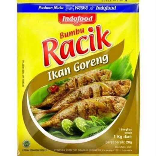 

INDOFOOD BUMBU RACIK IKAN GORENG 20 Gr AEESHASTORE