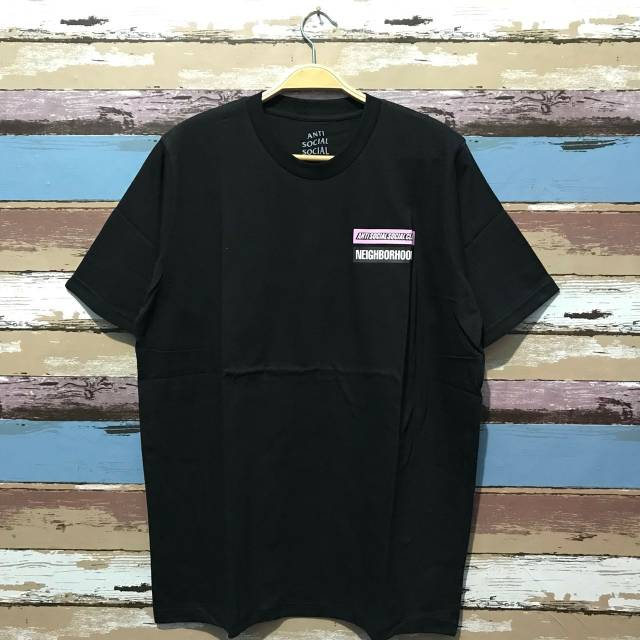 Kaos Assc x Neighborhood Hitam Premium Mirror