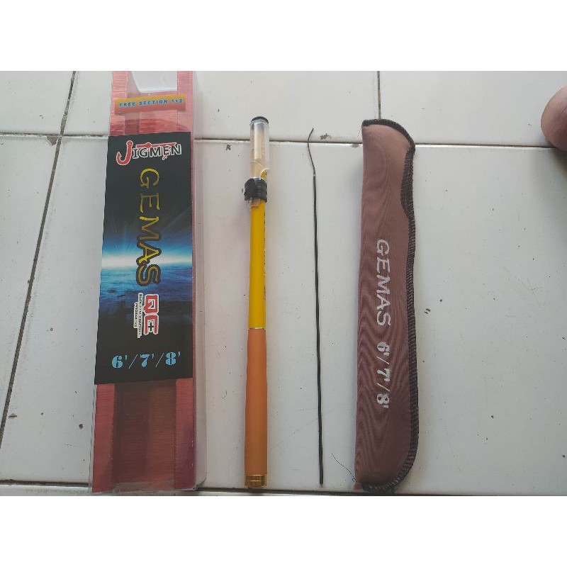 joran pancing tegek carbon ruas pendek jigmen gemas tanago murah laris semarang