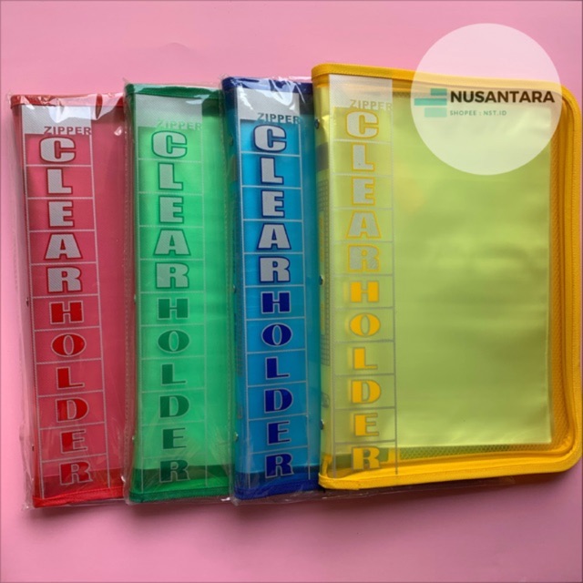 

ZIPPER CLEAR HOLDER MERK TOPLA ISI 20 FILE