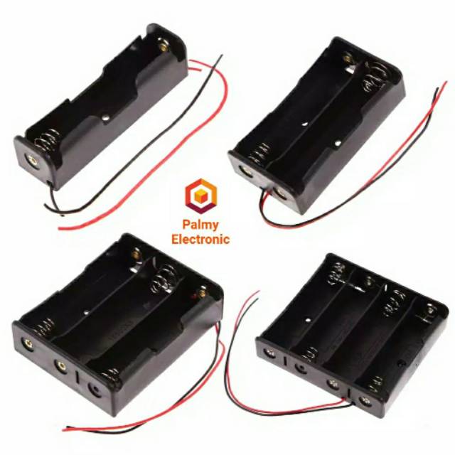 Holder battery 1 2 3 4 slot AAA battery size