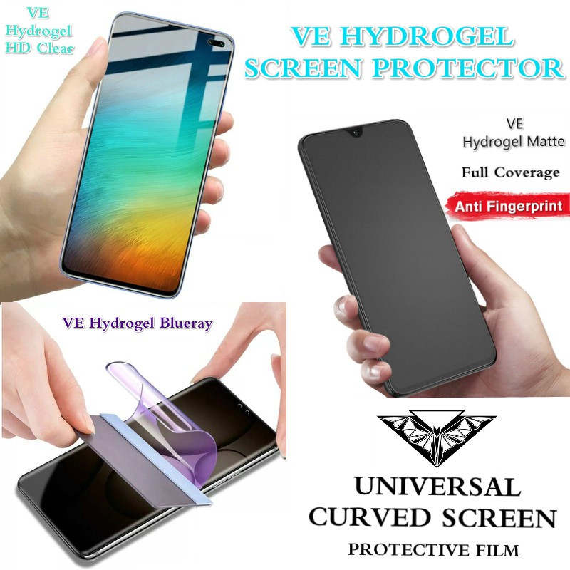 Oppo Reno 6 Pro / Reno 6Z / Reno 5 Pro / Reno 4 Pro / Reno 3 Pro / VE Hydrogel Screen Protector Clear Antiblueray