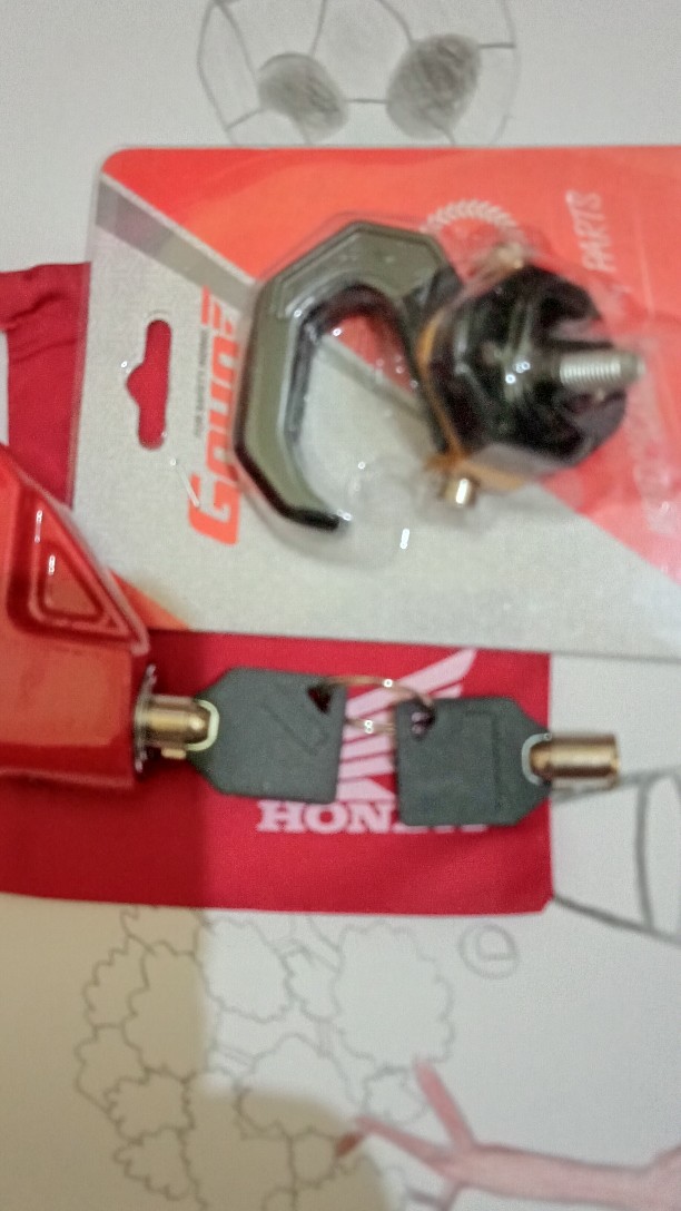 Gantungan Barang Motor Lipat Cabang Full Besi