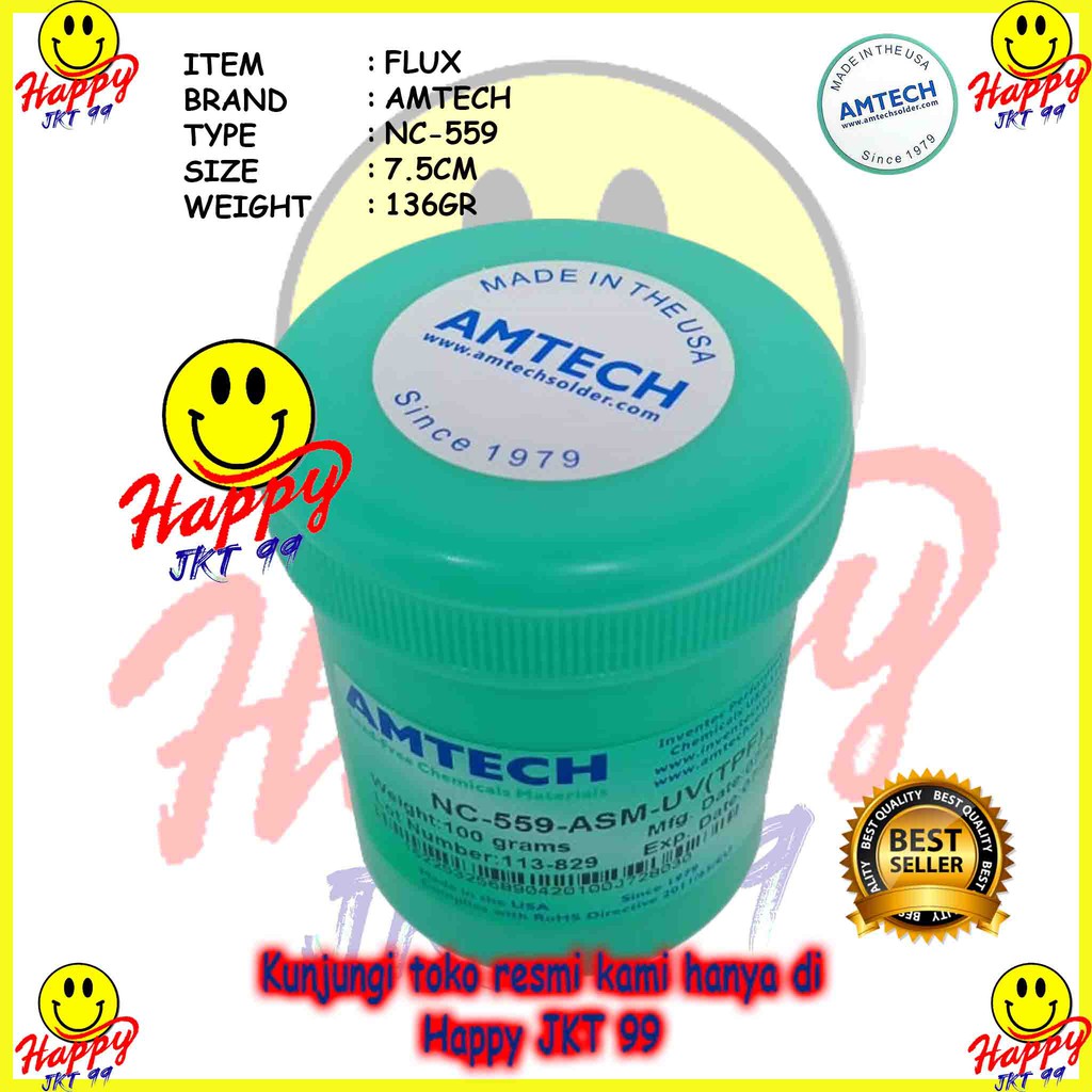 [ HAPPY JKT 99 ] FLUX AMTECH NC-559 NC559 NC 559 ASM