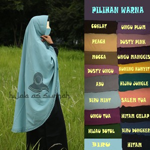 Jilbab Pon Instan Wolfis Grade A Jipontan Woolpeach Kerudung Khimar Hijab Bergo Syari Pad Pet Antem 