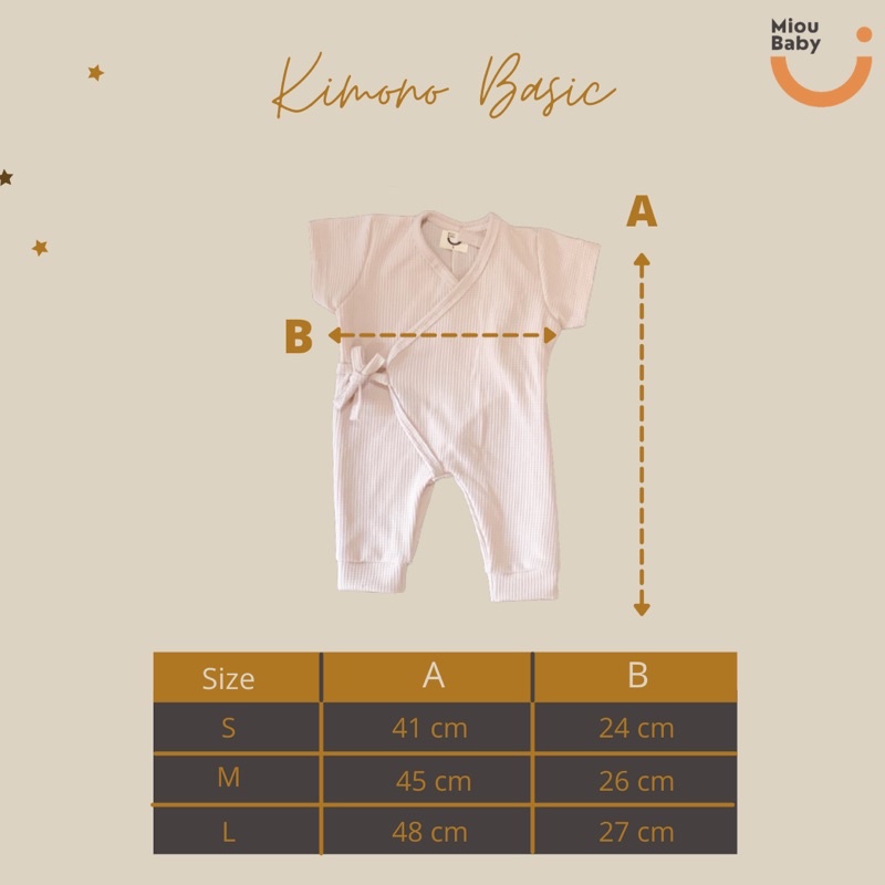 [12.12 SALE ] Mioubaby Boy Kimono Jumpsuit / Bodysuit Bayi / Anak / Jumpsuit Bayi / Baju Anak / Jumpsuit anak / knit anak