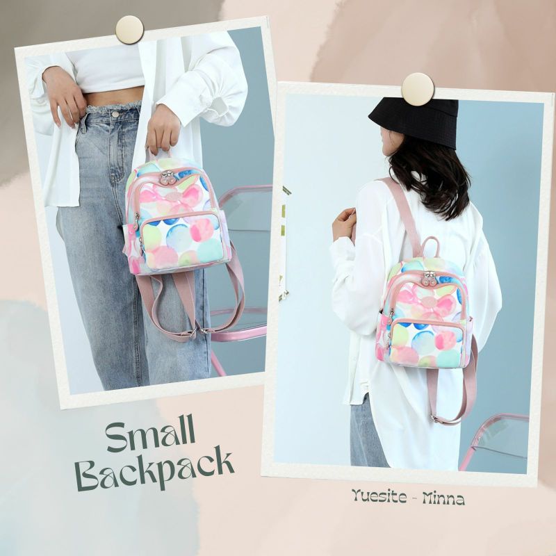 YUESITE MINNA ORIGINAL SMALL BACKPACK TAS RANSEL WANITA LUCU KEKINIAN CYUTEBAGS