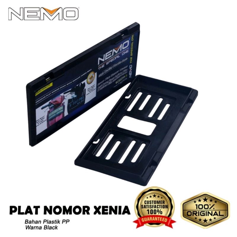 plat nomor tipe Xenia nemo