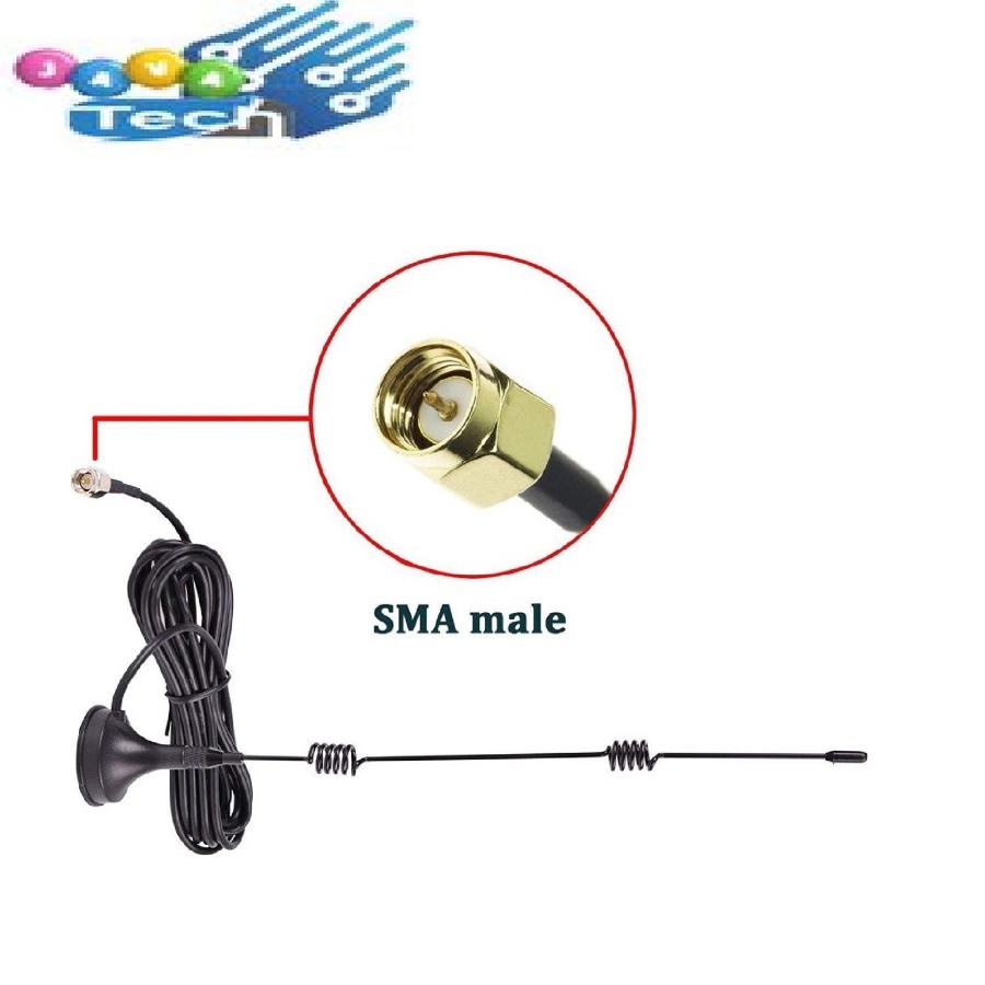 Antenna Wifi 2.4GHz 7dBi SMA Male Connector 3m Cable Magnetic Base