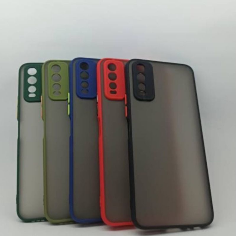 Case Aero My Choice Vivo Y20 Y20i Y20s Y12s Silikon Casing Selicon Dove Dove pelindung Camera