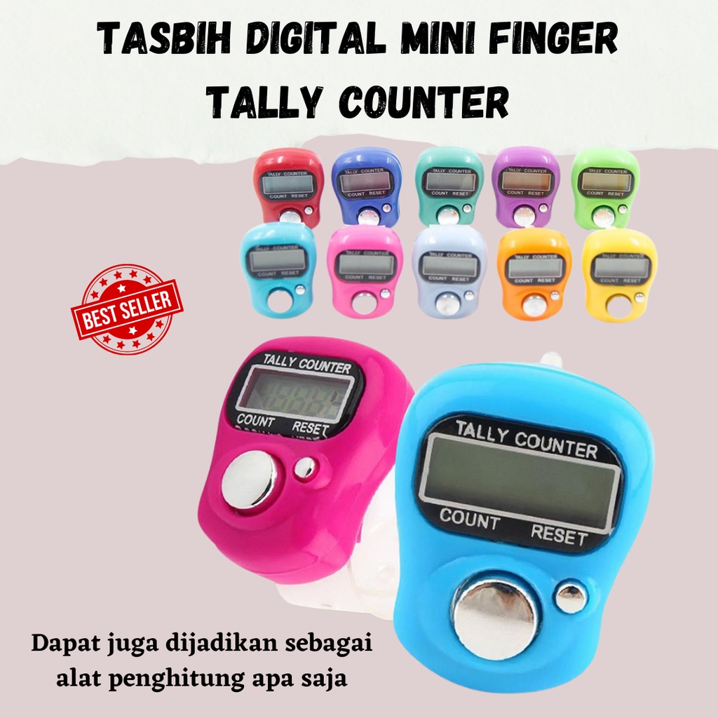 HARGA PROMO!! Tasbih Digital Elektronik Jari Counter Mini / Tasbih Digital Mini Finger Tally Counter