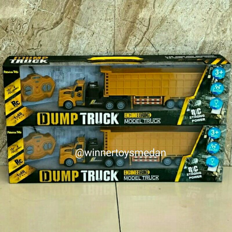 Mainan Truck Rc Bak pasir Truck Kontainer Remote control kontainer Remote Tangki Mobil Remote tangki