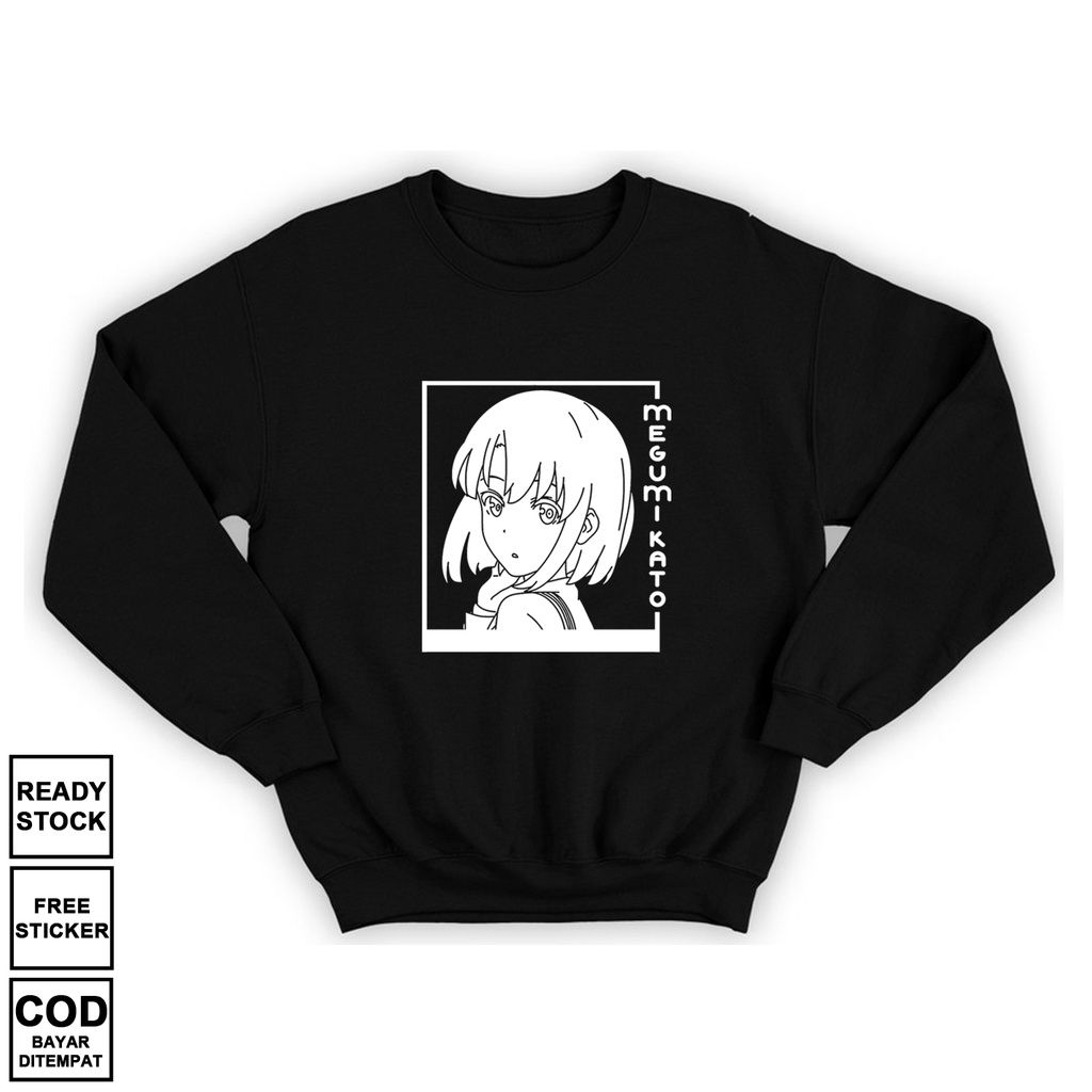 SWEATER WAIFU ANIME MANGA MEGUMI KATO SAENAI HEROINE NO SODATEKATA TOMOYA AKI BAJU JEPANG JAPAN CULT
