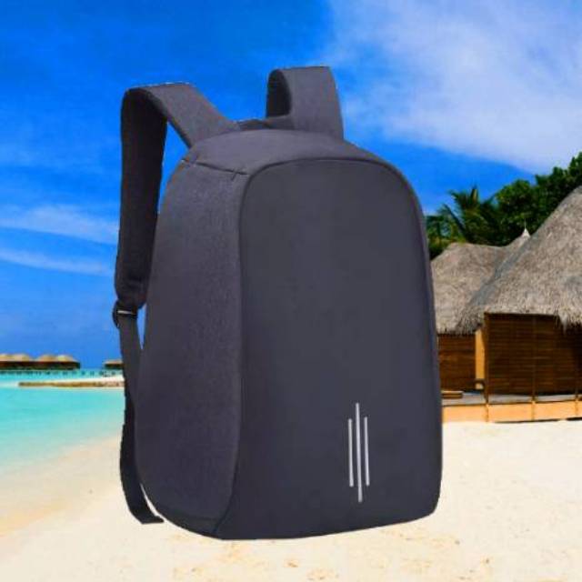 Tas anti maling/&quot;READY STOCK&quot; Diskon Tas Ransel Sekolah Bahan Anti Maling dengan Tempat Laptop