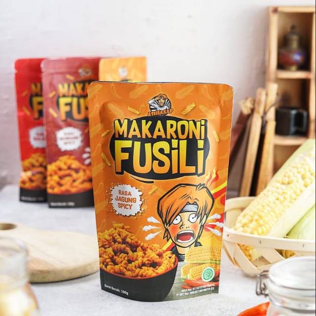 

[RECOMENDED DAN TERPERCAYA] MAKARONI FUSILI JAGUNG SPICY ASHIAAAP LEZAT NIKMAT PEDAS GURIH RENYAH