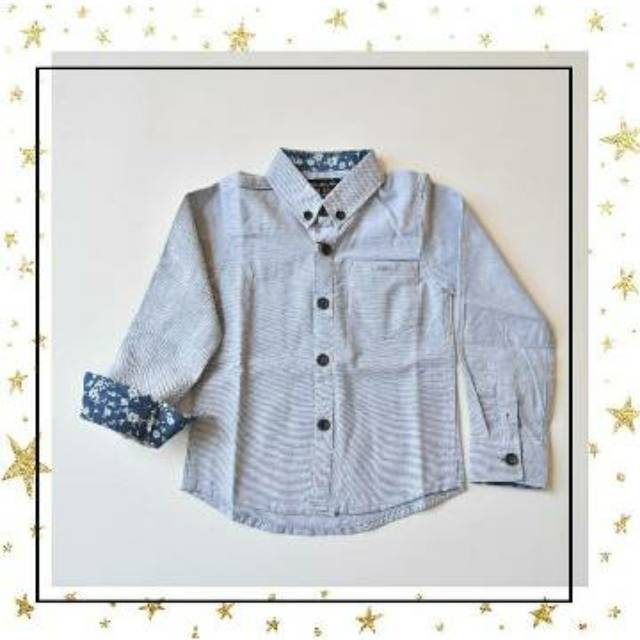 Libas - Kemeja Anak Polos / Kemeja Anak Laki Laki / Baju Kemeja Anak Laki Laki  Grey / Abu Abu