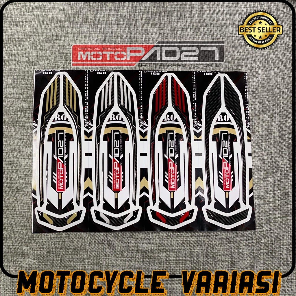 MOTOPAD27 Sticker stiker ALIS LAMPU DEPAN NEW HONDA VARIO 160 Resin Timbul Premium Presisi