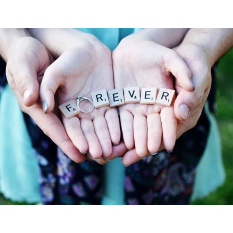 Huruf Alphabet Alfabet Kayu Kotak A-Z