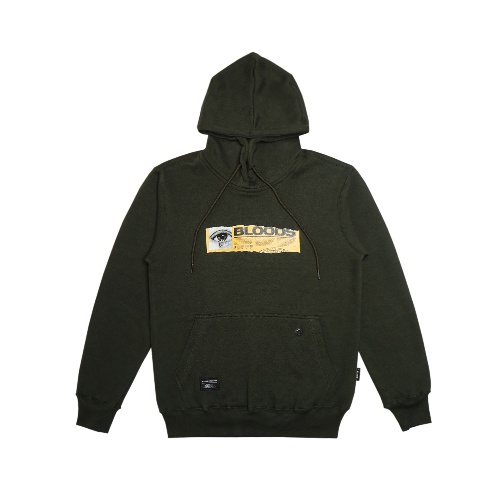 Bloods Sweater Hoodie Tears 02 Green Army