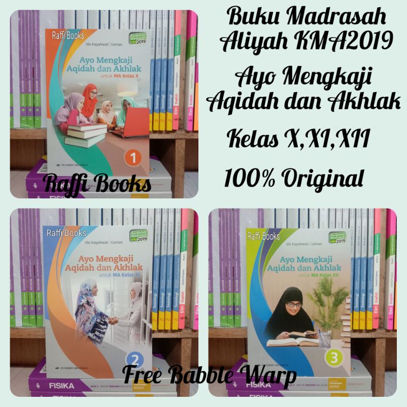 Jual Ayo Mengkaji Aqidah Dan Akhlak MA Kelas 1 2 3 X XI XII KMA 2019 