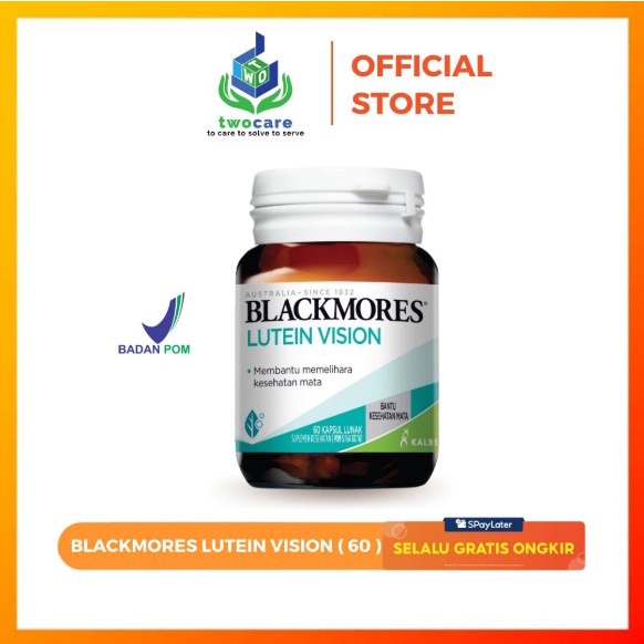 BLACKMORES LUTEIN VISION BPOM KALBE - 60 kapsul