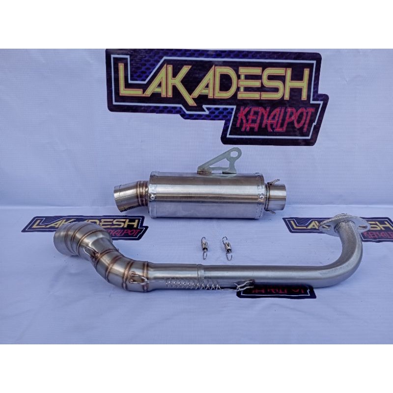 KNALPOT POLOS/LASER NAMA (INLET 38/50) BEAT MIO VARIO AEROX SCOOPY NMAX PCX ADV LEXI GENIO XRIDE DLL