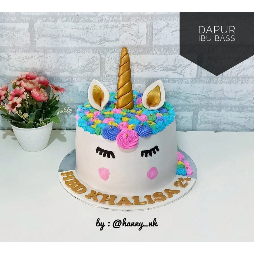 Unicorn cake 20x20 4layer cake