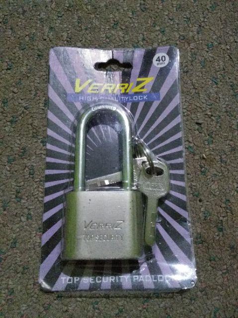 Gembok 38 - 40 Mm Gagang Leher Pendek/ Gembok Rumah/ Kamar/ Pagar