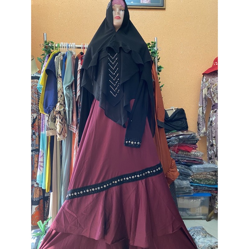 Gamis Syar'i Khimar by NK MOSLEM