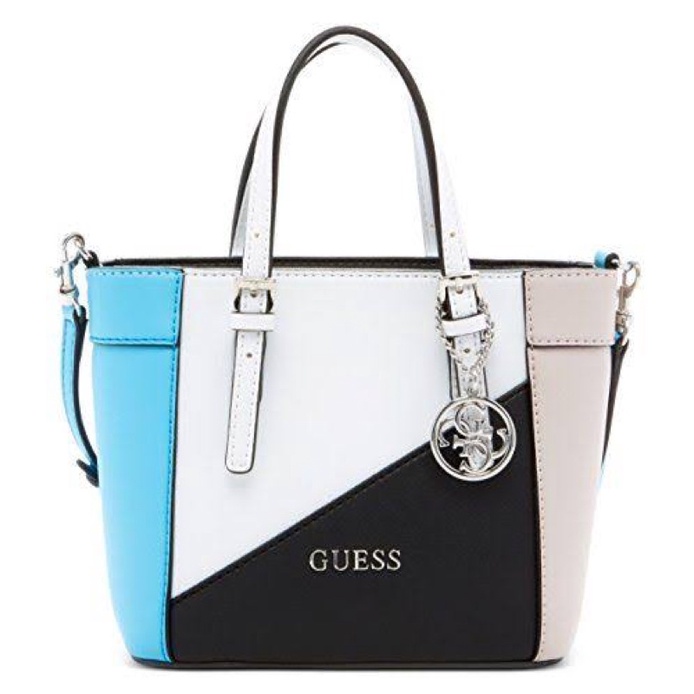 [PRELOVED] Original Guess Mini Delaney Tote Bag Selempang Crossbody Best Seller Multi Colour