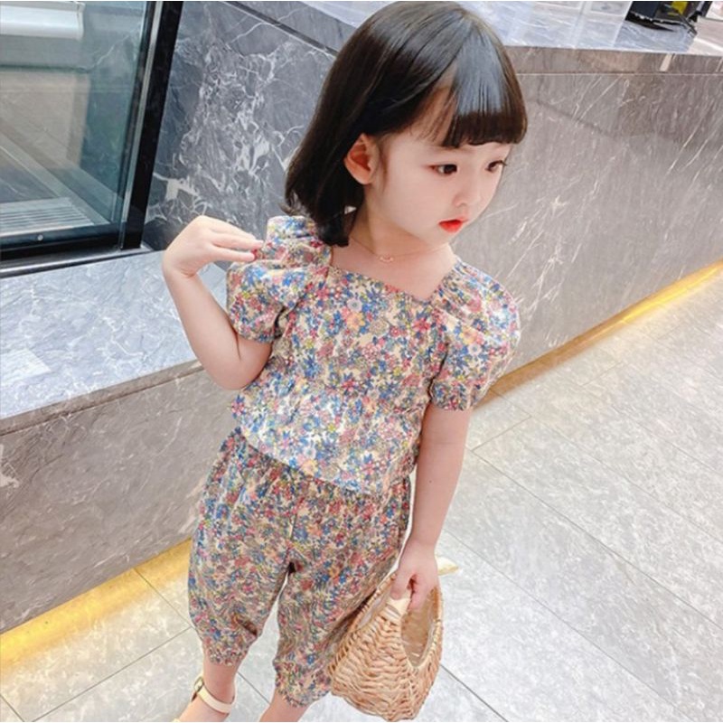 [Mr.Gabor] setelan baju dan celana panjang anak perempuan lucu import / AYANA SET