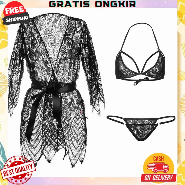 Piyama Wanita Dress Pakaian Sexy Ligerie Baju Dinas Malam Depan Suami Baju Haram Perempuan Dewasa Ko