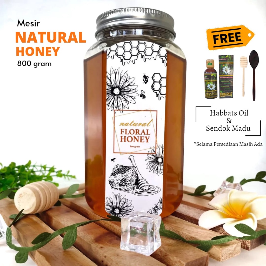 

Madu Import Mesir Natural Honey Grade A Original 100% Premium 800 gr