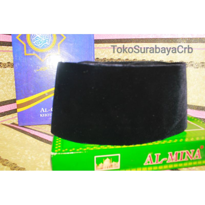 Peci Sonkok Hitam Tinggi 12 Murah Al-Mina