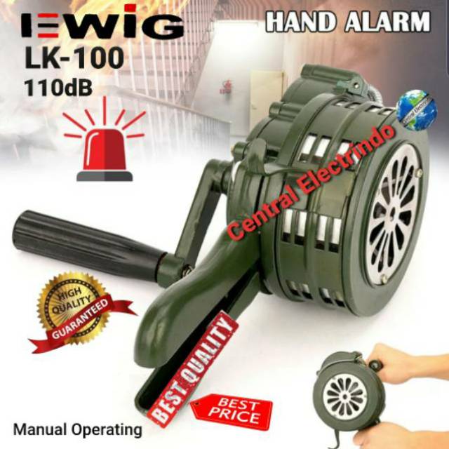 Motor Siren/Sirene Tangan/Hand Alarm LK-100 EWIG.