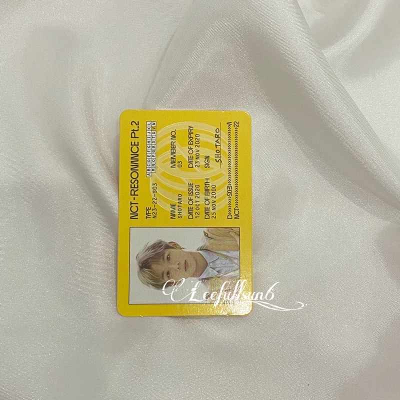 

ID CARD SHOTARO GOOD CONDI