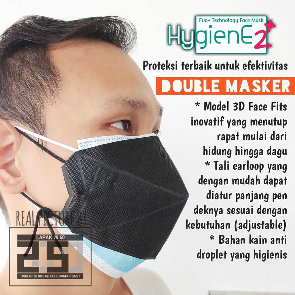 MASKER DUCKBIL KAIN 3 LAPIS ANAK DAN BALITA 3D EVO HYGIENEZ PREMIUM ANTI DROPLET EARLOOP HIJAB DEWASA DUCKBILL 3 PLY ANTI DEBU MURAH 1 2 3 TAHUN