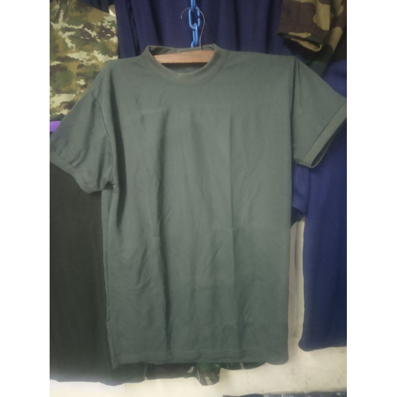 Kaos Polos Hijau Kaos Oblong Kaos TNI