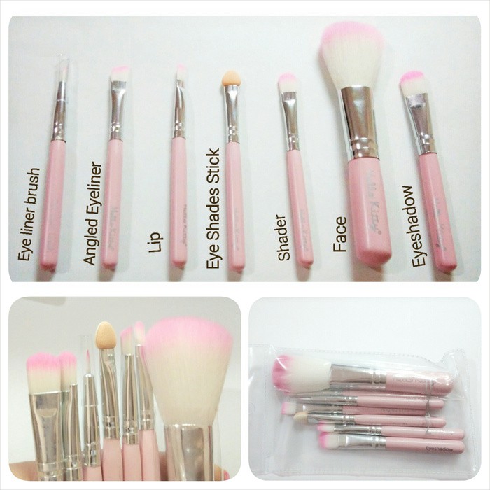 Kuas Make Up Hello Kitty / Kuas Make Up Set 7 In 1 / Kuas Make Up Brush Set