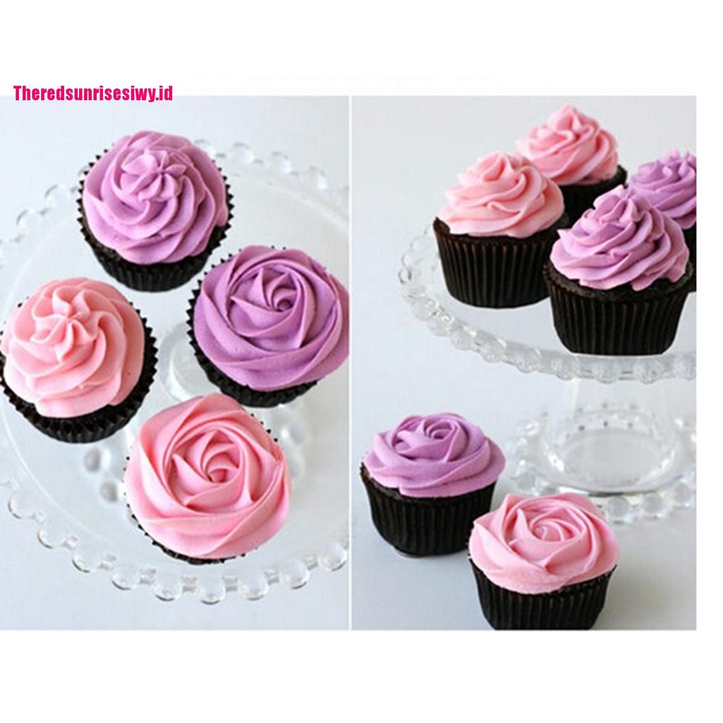 Set 6pcs Ujung Mulut Pipa Icing Untuk Dekorasi Kue