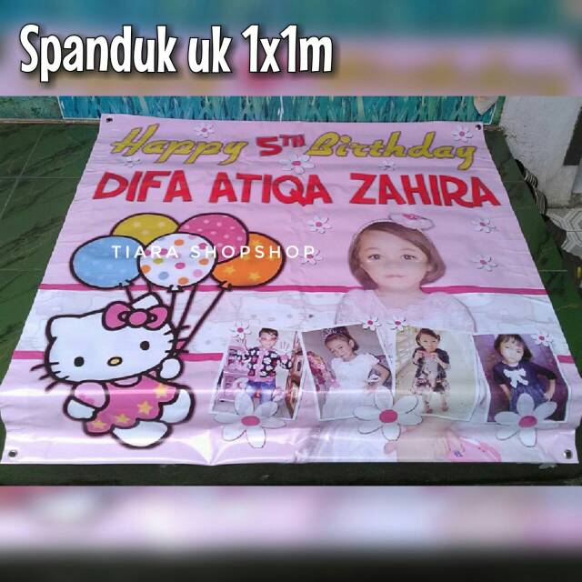 Spanduk ulang tahun anak
