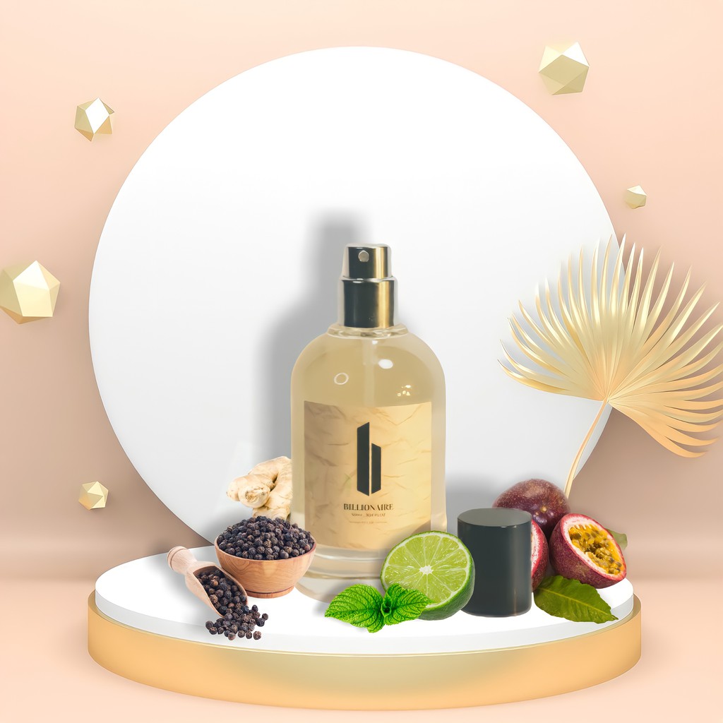 212 VIP MEN BY BILLIONAIRE 50 ml | Eau de Perfume | Parfum Inspired Pria Best Seller Tahan Lama