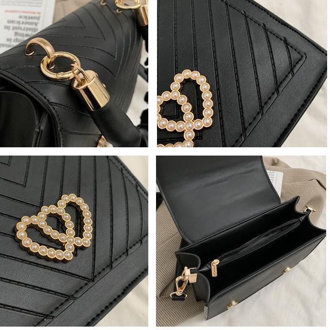 BJ15463 - BLACK/GREEN/KHAKI/PINK/RED/YELLOW - TAS SLEMPANG SALE JINJING TOTEBAG HANDBAG TAS WANITA FASHION IMPORT MODIS ELEGAN TERMURAH TERLARIS TERBARU BAGSTORE JAKARTA TAS BATAM ELJ5463 LT1370