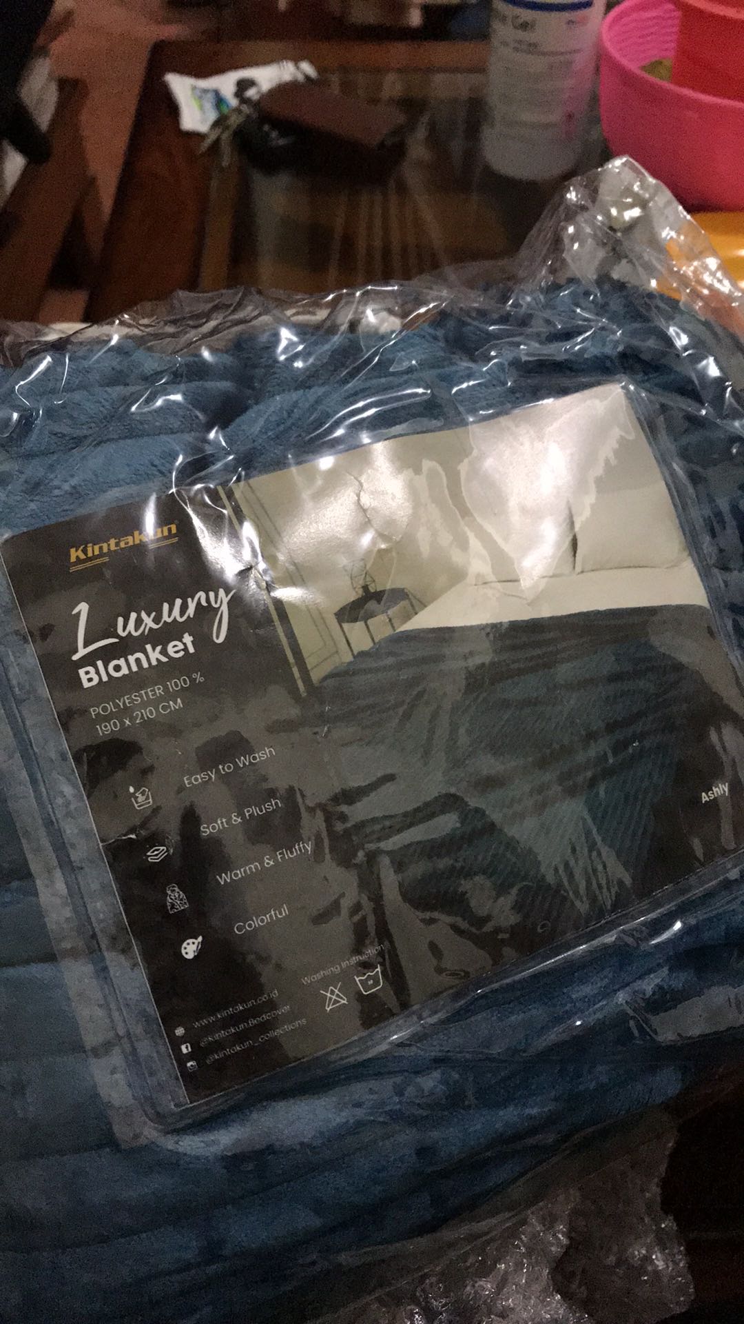 Kintakun - Selimut Luxury Lembut & Mewah 190x210cm Colourful