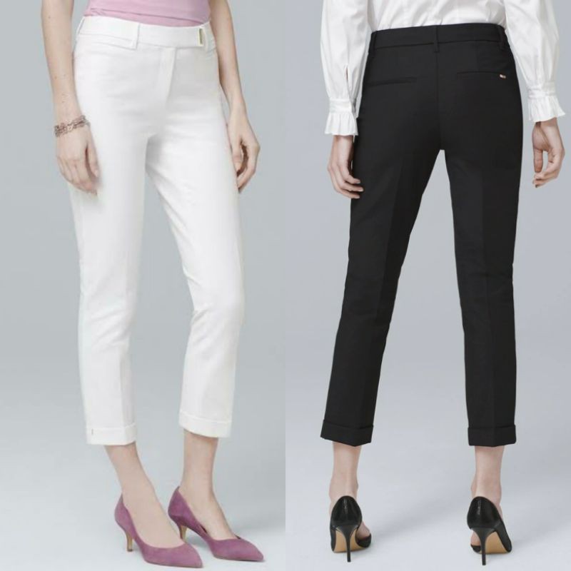 CELANA BAHAN WANITA 7/8 WHBM SLIM ANKLE ORIGINAL