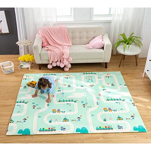 TURUN HARGA Karpet Lipat Playmat Bayi Gratis TAS Karpet Bayi ukuran JUMBO Motif animal abjad cars dan Pohon natal Playmate matras impor double pad premium Tikar Lipat Foam Matras Anak XPE Lembut