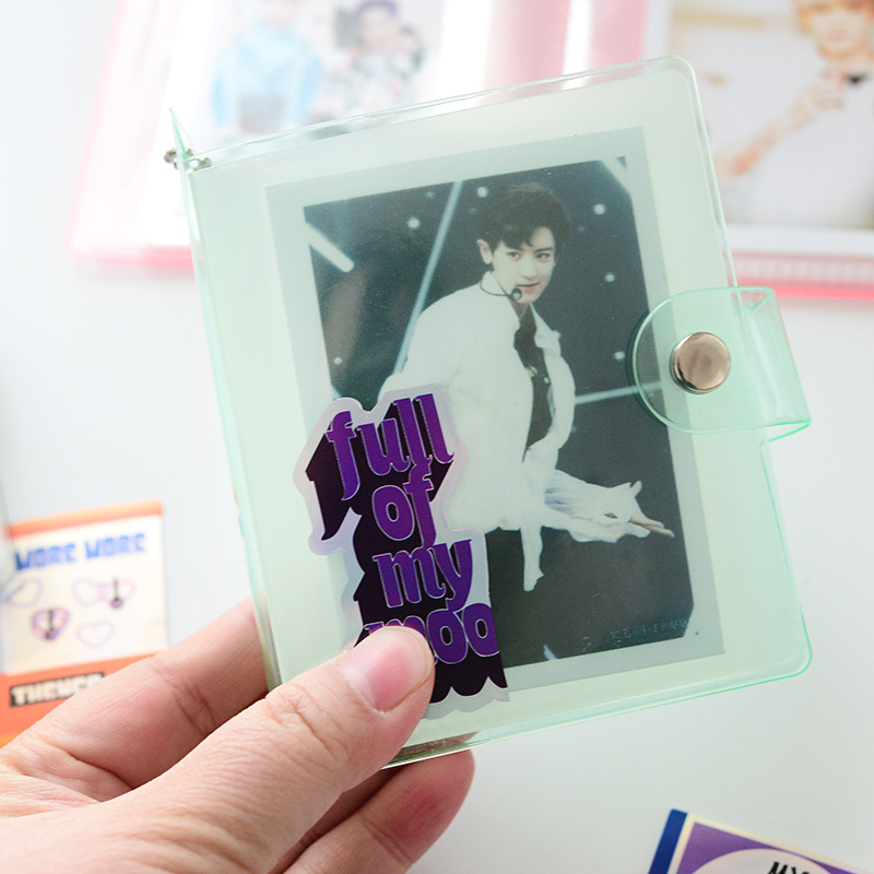 Tempat Photocard Album Foto Glitter Jelly 36kantong Untuk Foto 3inch