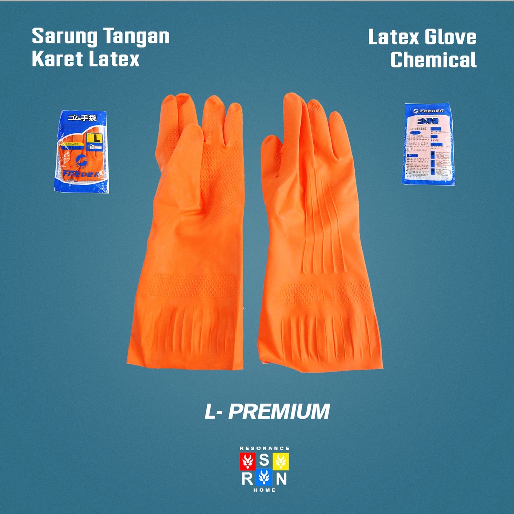 Sarung Tangan Latex Karet / Latex Hand Gloves Sarung Tangan Tukang Resonance Home